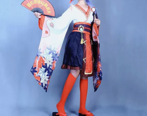 原神cos服枫原万叶同人女装cos服游戏动...