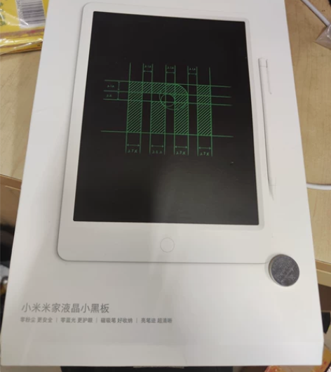 液晶小黑板 多送一个小电池 大小10英寸 ...