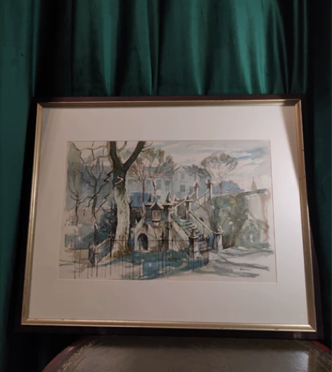 1976年 苏格兰画家 詹姆斯·鲍曼 手绘...