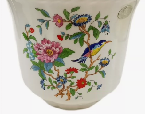 英国瓷器 Aynsley 安兹丽 珐琅彩手...