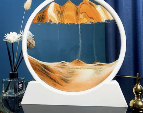 轻奢3D流沙画摆件创意礼品生日解压解闷艺术...