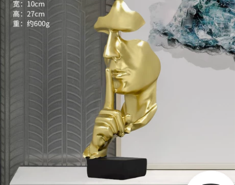 【捡漏价】沉默是金客厅玄关酒柜装饰品家居创...