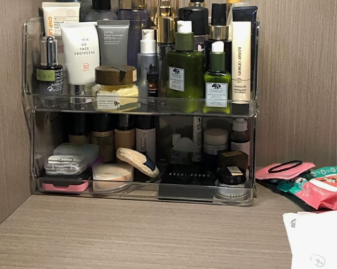 【买一送一】化妆品收纳盒桌面梳妆台整理盒透...