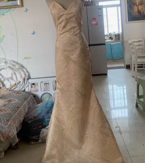 服装设计专业 礼服作业 鱼尾礼服 手工礼服...