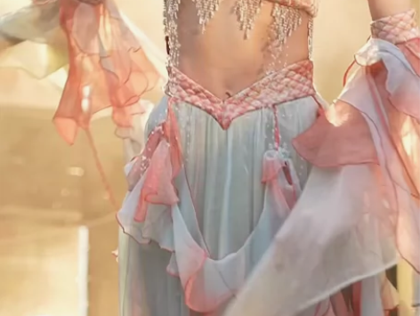 子颂东方美学游园惊梦锦鲤有披帛舞蹈服 上m...