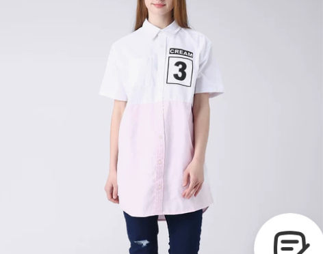 ?mini cream 衬衫 感兴趣的话点...