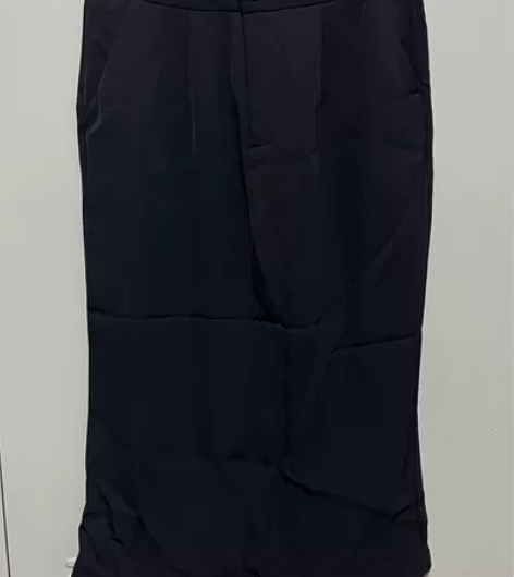 黑色一步裙包裙薄款超滑透气微弹雪纺面料两侧...