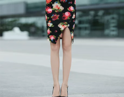 一步裙百搭包臀半身裙1943，全新，有弹力...