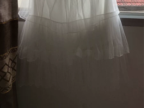 新款蛋糕裙 买来一次没有穿 白色的很仙 好...