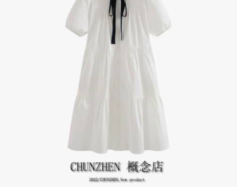 清仓秒杀~品牌折扣外贸尾单衬衫连衣裙女高腰...