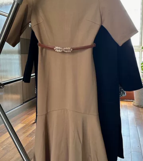 法式高级鱼尾OL连衣裙 羊毛质地 全衬里 ...