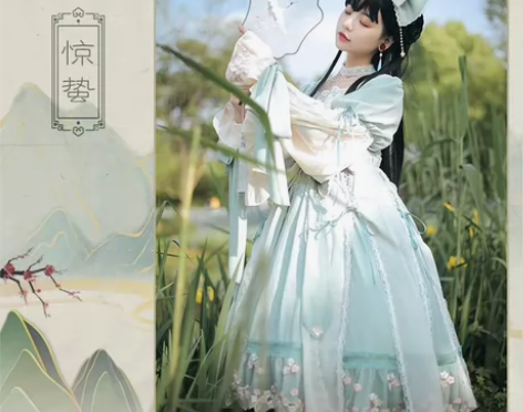 现货Uwowo悠窝窝惊蛰洛丽塔洋装Loli...