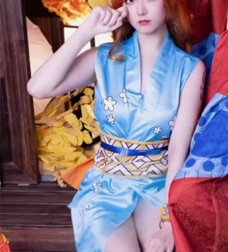 漫路人娜美RED剧场版睡衣全套仅75！！送...