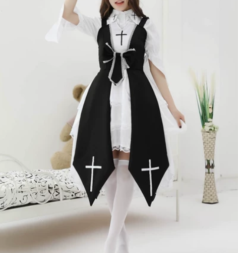 [hot]十字女巫Lolita基佬洋装js...