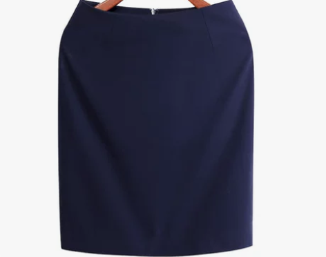 春夏职业裙半身裙女短裙工作裙西裙西装裙子黑...