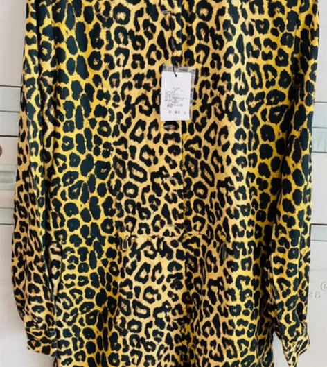 moussy豹纹长袖连体裤，全新有吊牌，阔...