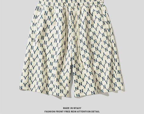 NY##amp；amp；XY美式潮牌运动短...