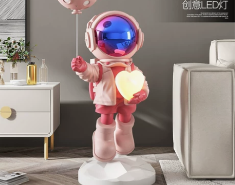 轻奢太空人宇航员客厅大型落地摆件家居装饰品...