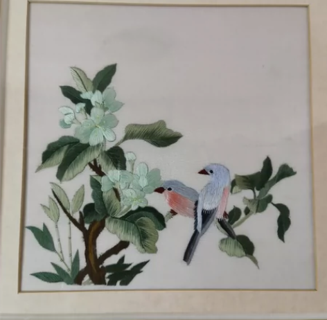手工刺绣，墙挂画，尺寸3535cm，买回一...