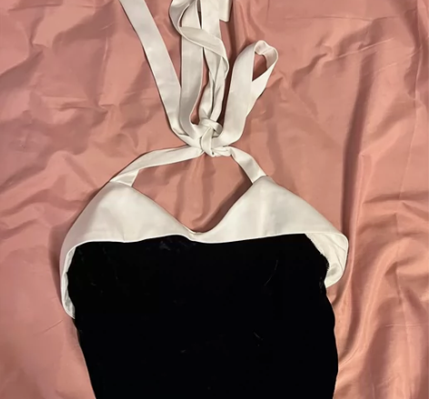 Wuuus 复古系带优雅背心抹胸女夏新款性...