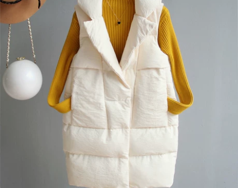 2017新款春秋韩范坎肩背心中长款直筒休闲...