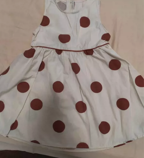 印象童年  全棉连衣裙。领标我剪掉了，尺码...