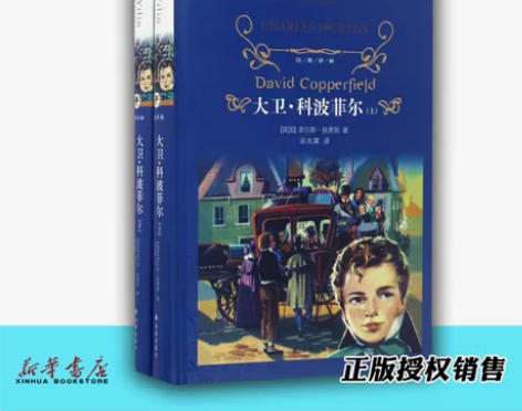 大卫·科波菲尔上下共2册~包邮~ 正版现货...