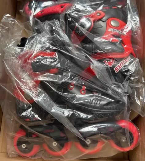 急出！闲置迈克威轮滑鞋，原本买来上轮滑课的...
