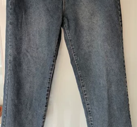 直筒牛仔裤 码数XL  裤长106  腰围...