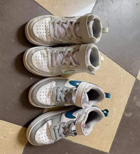 Nike 童鞋 绿色11c，蓝灰色12c，...