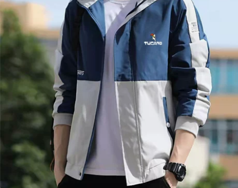 啄木鸟男士外套春秋季2023新款潮流上衣服...