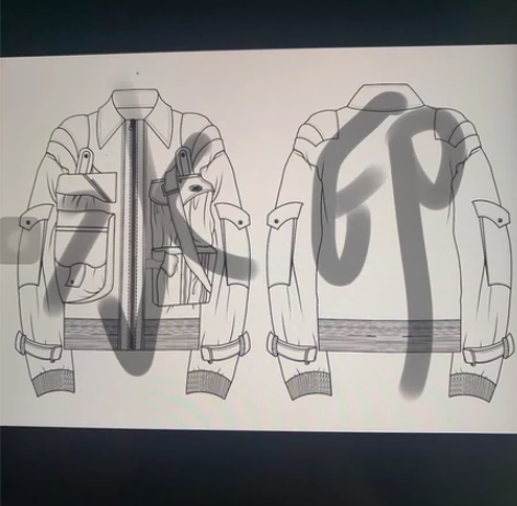 服装款式图代画 服装效果图代画风格如下出图...