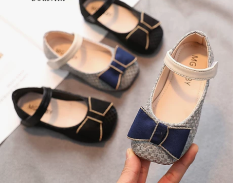 女童小皮鞋2021春秋新款韩版公主鞋百搭女...