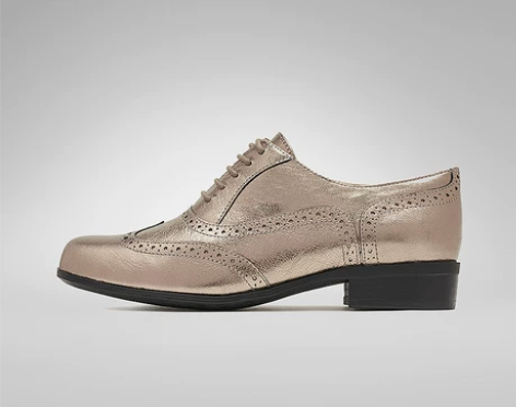 Clarks其乐女鞋时尚气质英伦复古方跟布...