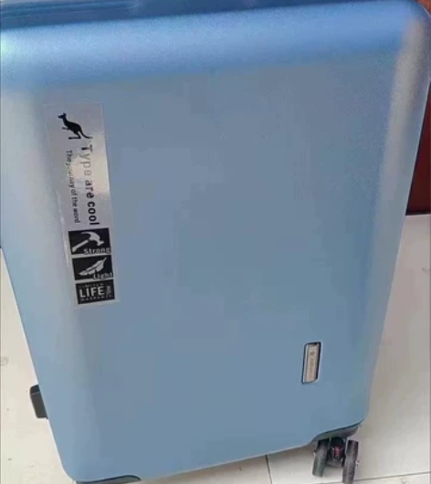 【全新包邮】袋鼠拉杆箱万向轮铝框箱行李箱男...