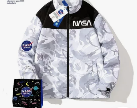 全新清仓NASA联名品牌秋冬装迷彩棒球服男...