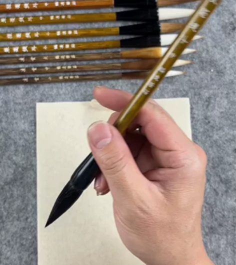 10支高货毛笔一起打包价，7支大斗笔配一套...