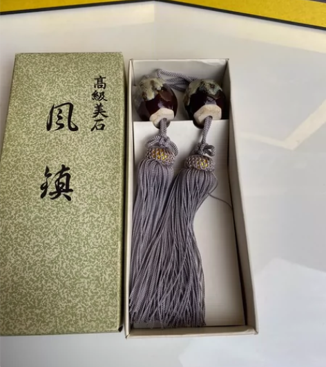 日本回流风镇  自然流釉 陶胎 文房用具 ...