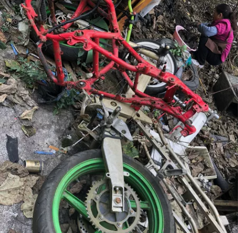 川崎小忍者车架，川崎德国版车架，本田19期...