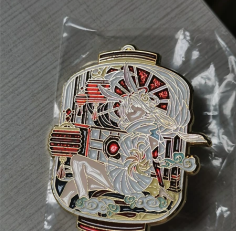 王者荣耀金属徽章  公孙离祈雪灵祝灯笼 如...