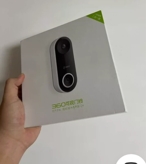 360可视门铃,门铃猫眼二合一版!仅拆封,...