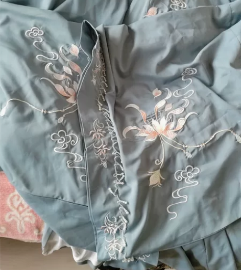 立领长衫裙子和云肩三件套，部分偏远地区不包...