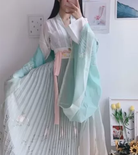 退坑出 珞语轩释莲华 m码大袖+s码上襦+...