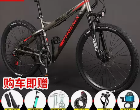 电动锂电助力山地自行车成人单车变速21/