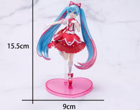 闲置一批初音未来手办二次元美少女生日礼物手...