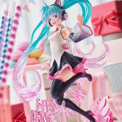 初音未来艺术家生日景品手办 借官图出手办，...