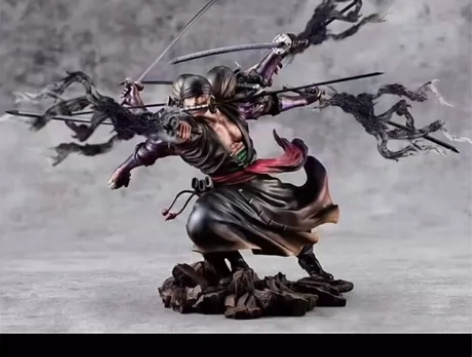 祖国版三头六臂战斗形态阿修罗九刀流索隆手办...