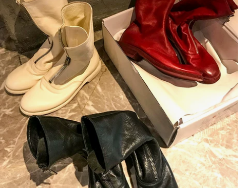 马皮origin guidi靴女310短靴...