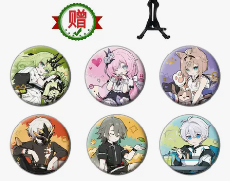 崩坏3周边徽章小不点凯文爱莉千劫苏二次元小...