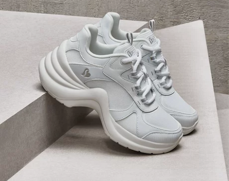 Skechers斯凯奇女士潮流厚底老爹鞋绑...